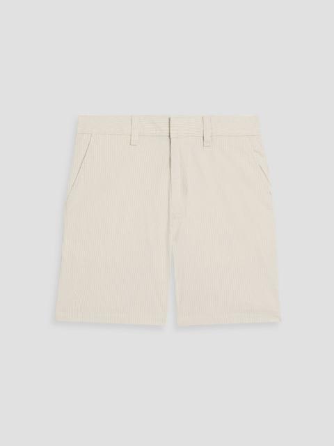 rag & bone Haydon striped cotton-blend canvas shorts