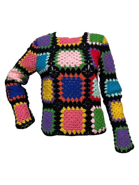COMME DES GARCONS Patchwork Knit Sweater