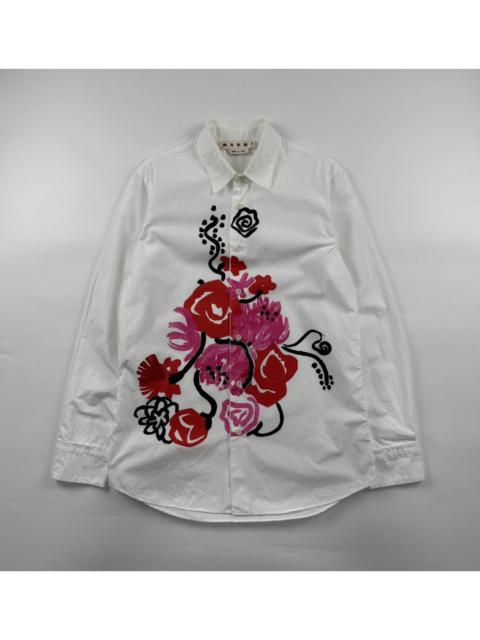 Marni Floral Painted Shirt