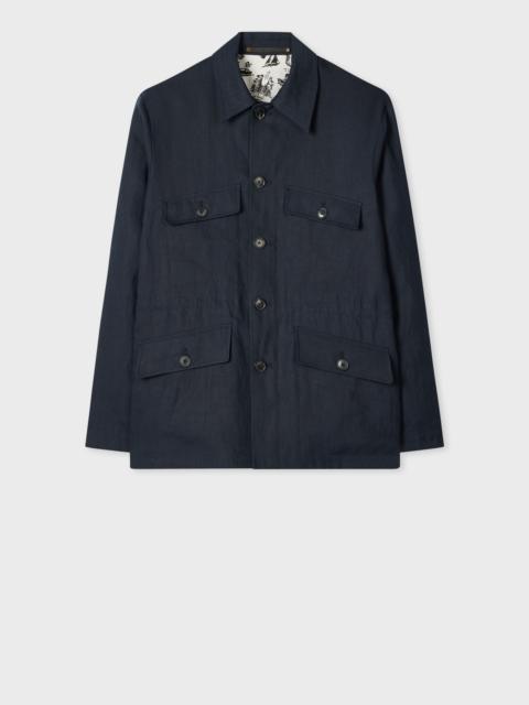 Paul Smith Navy Linen Field Jacket