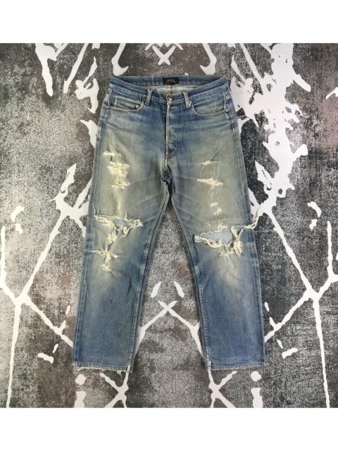 A.P.C. Vintage APC Selvedge Jeans Distressed Denim KJ2329
