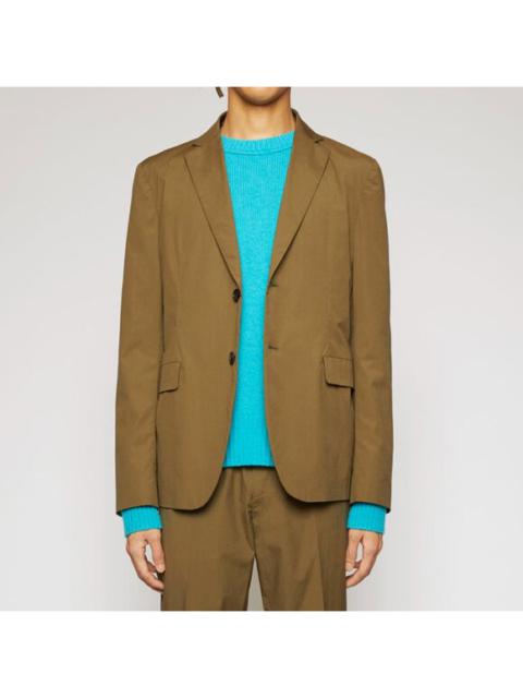 Acne Studios BNWT SS20 ACNE STUDIOS COTTON POPLIN HUNTER GREEN JACKET 50