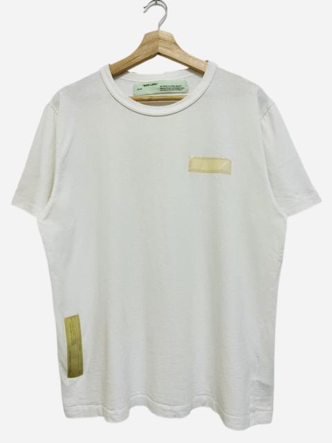 Off-White Off-White Tape Mens Cotton Tee