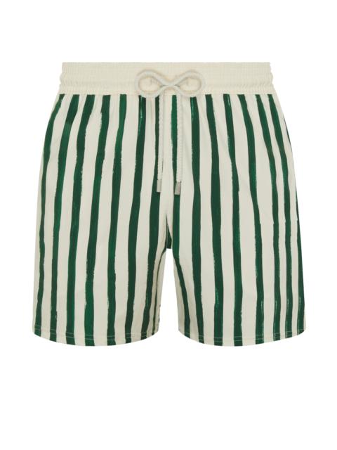 Vilebrequin Men Stretch Swim Trunks HS Stripes - Vilebrequin x Highsnobiety
