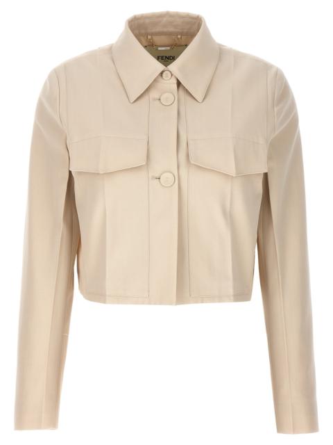 FENDI Fendi Women Tailored Crop Jacket