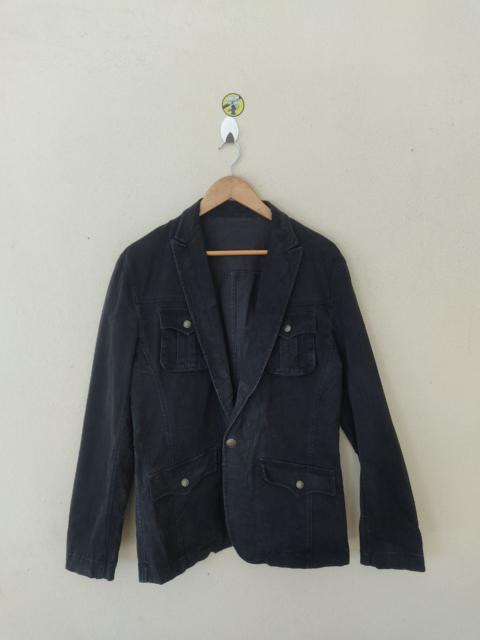 Other Designers Japanese Brand - TETE HOMME MULTI POCKET BLACK JACKET (DHL SHIPPING)