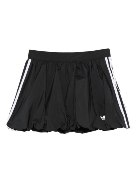adidas logo-embroidered mini skirt