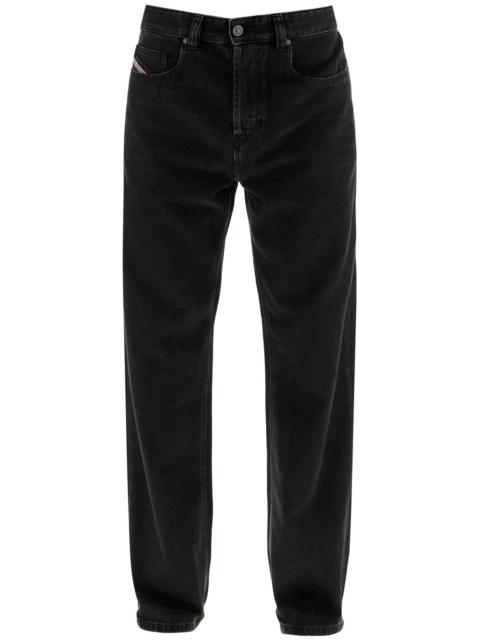 Diesel D-Macro Black Wide Leg Jeans Men