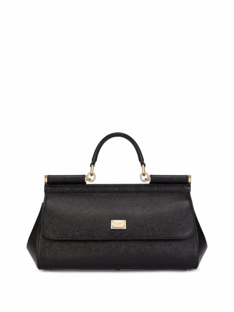 medium Sicily leather top-handle bag