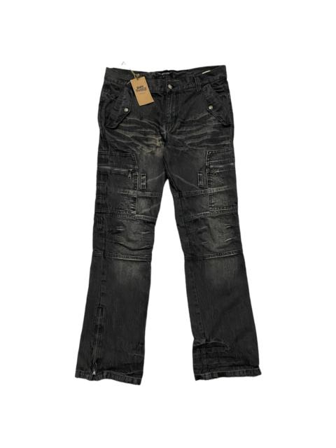 Other Designers Japanese Brand - Topism Punk Seditionaries Multi Pockets Cargo Denim Pants