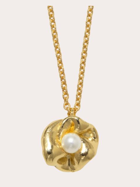 Completedworks Unity 18K Gold-Plated Silver and Freshwater Pearl Pendant Necklace