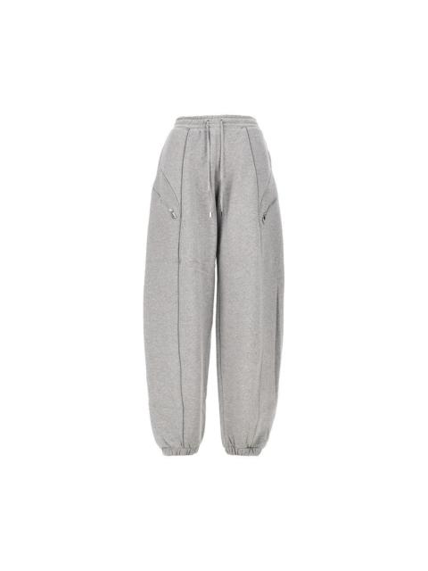 THE ATTICO The Attico Mélange Cotton Jogging Pants Grey