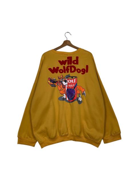 Other Designers Japanese Brand - Wild Wolfdog Crewneck Sweatshirt