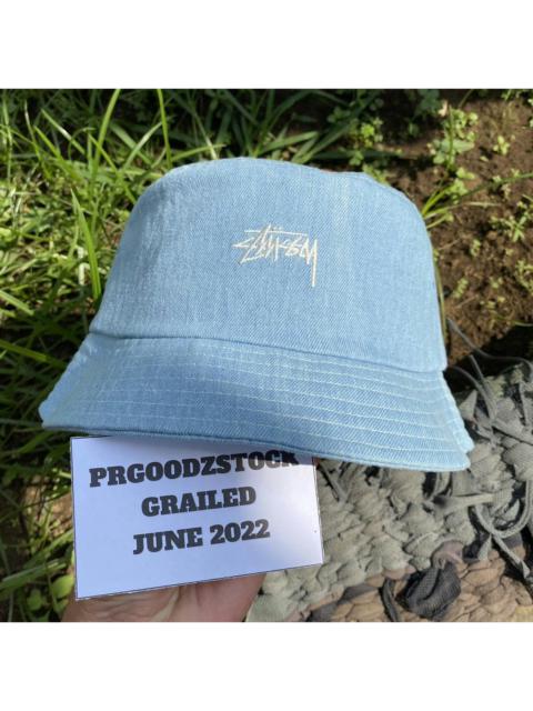 Other Designers Other - STUSSY BUCKET HAT CONTRAST STITCH LIGHT BLUE