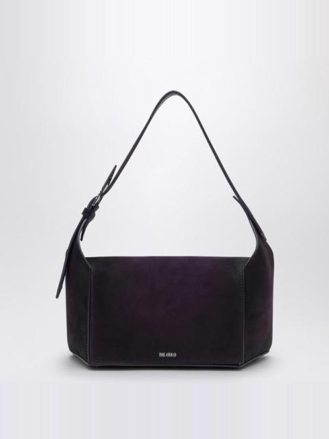 The Attico THE ATTICO DARK VIOLET 7/7 SUEDE SHOULDER BAG