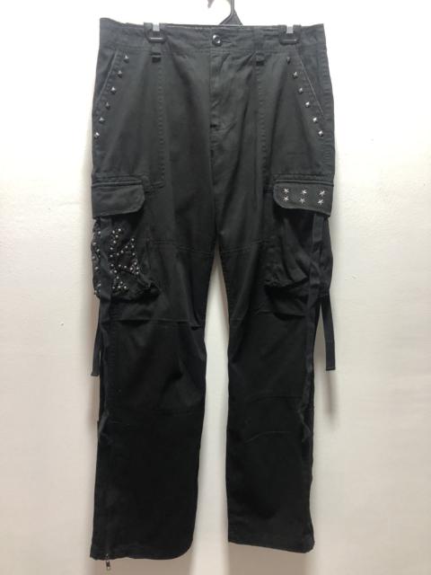 Other Designers Japanese Brand - JACKROSE Cargo Pants Bondage Punk Studded Cross Star