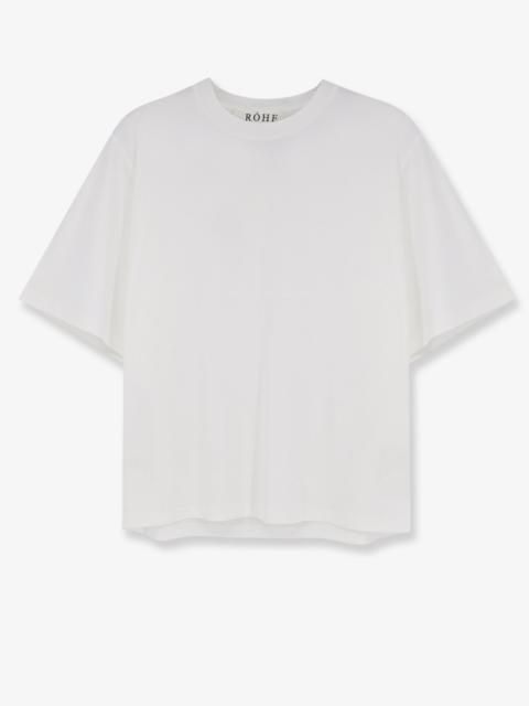 RÓHE Rohe Cotton Blend T-Shirt White Women