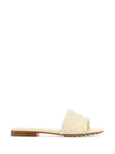 Bottega Veneta Bottega Veneta Women Ivory Leather Parco Slippers
