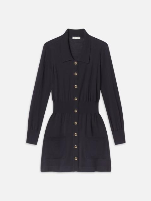 FRAME The Knit Polo Dress