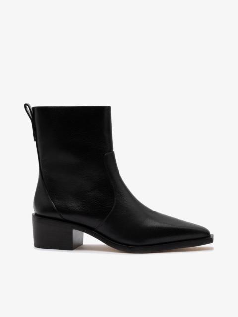 Larroudé Florencia Low Boot In Black Leather