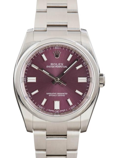 ROLEX Rolex Oyster Perpetual 116000 Red Grape Dial