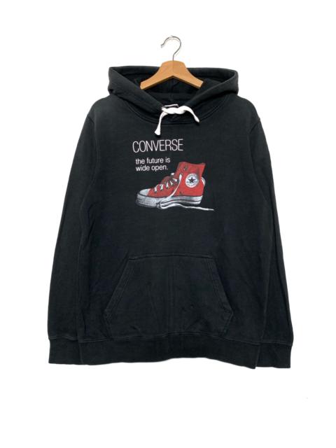 Other Designers Vintage - Vintage Converse Sneakers Printed Sunfaded Pullover Hoodie