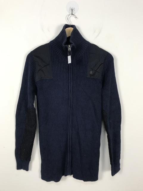 Other Designers Homespun Knitwear - G Star Raw ZipUp Jumper Knit Cardigan #2690