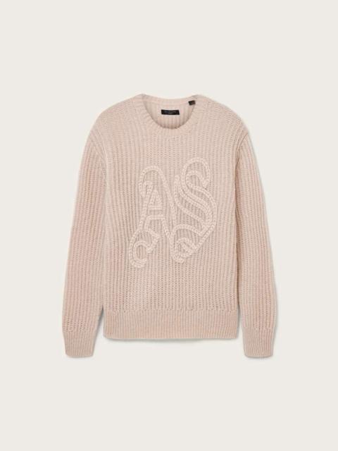 ALLSAINTS CHAINY EMBROIDERED SWEATER