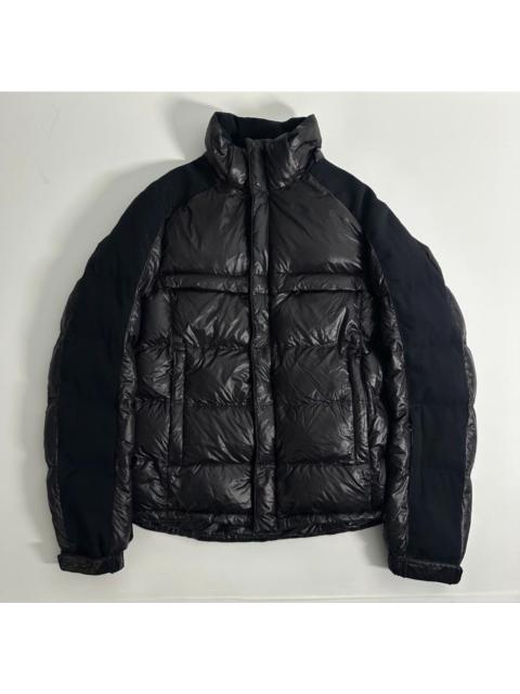 Prada Prada AW11 Red Logo Patent Leather Down Jacket