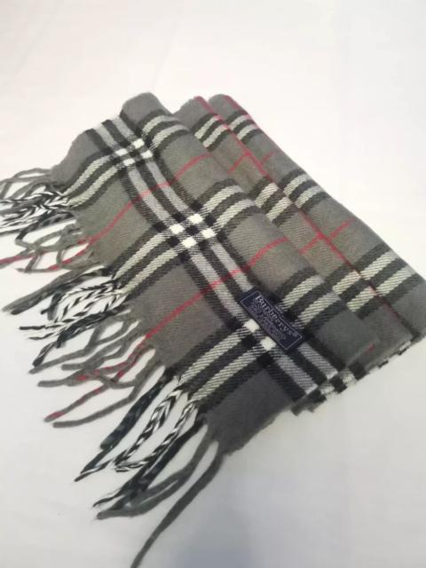 Other Designers Vintage Burberry London Scarf Muffler Nova Check Lambswool