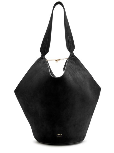 KHAITE Khaite Lotus Small Suede Tote