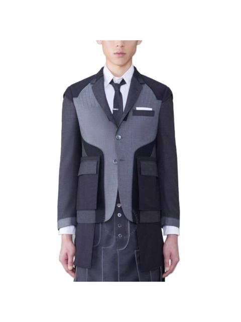 Thom Browne Men's Twill Classic Zig Zag Jacket