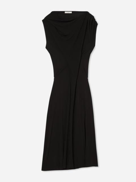 CO Draped Shoulder Dress in Jersey