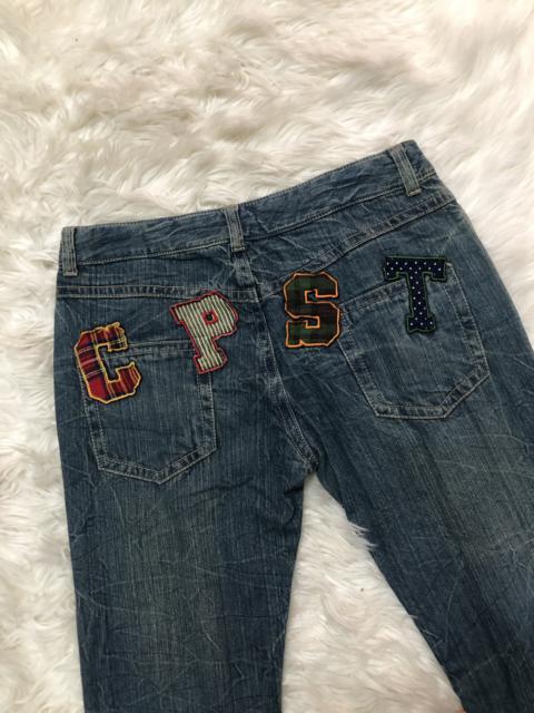 Other Designers Distressed Denim - Japanese distressed denim CPST spellout