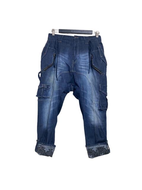 Other Designers PPFM Denim Tactical Cargo Pants