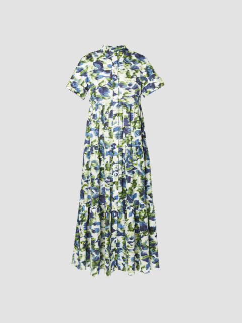 Erdem SHORT SLEEVE MIDI SHIRT DRESS