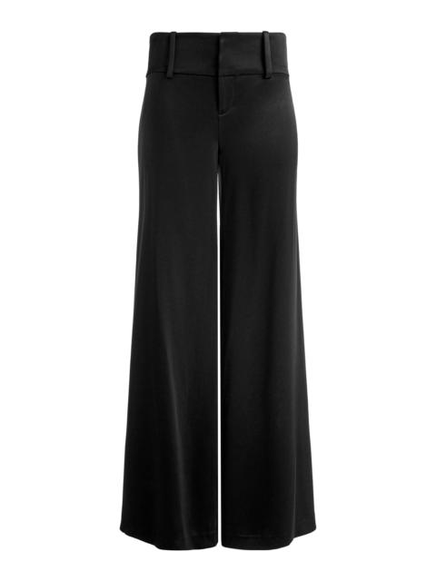 Alice + Olivia OLIVIA SATIN WIDE LEG PANT