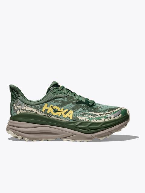 HOKA Men's Stinson 7 Shoes in Fern/Cement