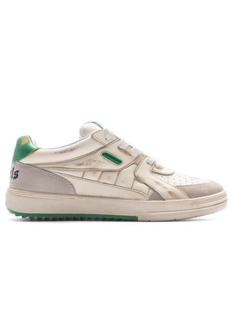 Palm Angels VINTAGE UNIVERSITY ORI - WHITE/GREEN