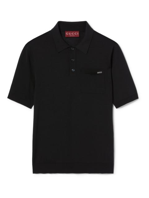 GUCCI Gucci Men Wool Knit Polo