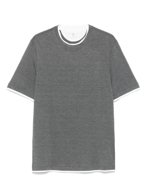 Brunello Cucinelli Brunello Cucinelli Men T-Shirt With Faux-Layering
