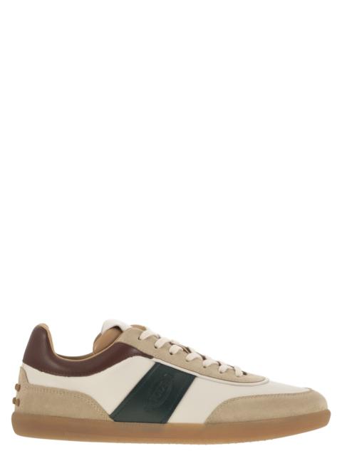 Tod's Men Suede Leather Tabs Sneakers