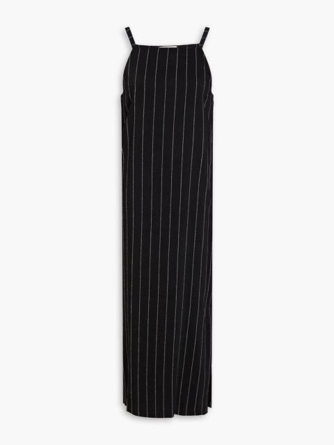 Loulou de Saison Etta striped twill midi dress