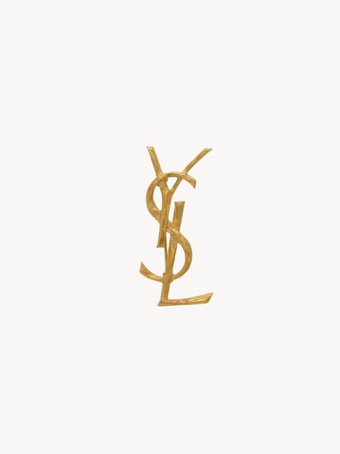 SAINT LAURENT CASSANDRE BROOCH IN METAL