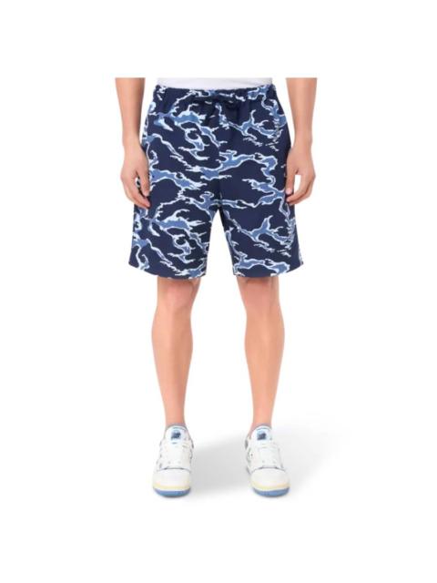 KENZO Kenzo Ocean Camo Printed Cotton Shorts
