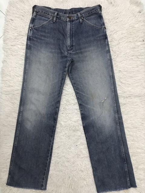 Other Designers If Six Was Nine × Vintage × Wrangler - Vintage wrangler 11MWZ Regular Fit Distressed Denim Jeans