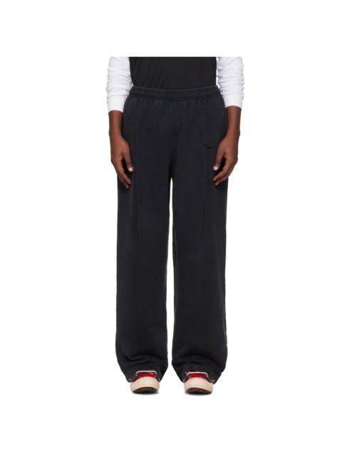 VETEMENTS Black Cut Sweatpants