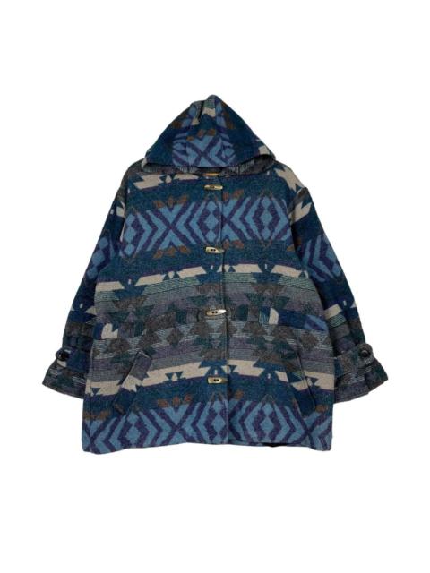 Other Designers Vintage - RAMPAGE Native Navajo Toggle Button Hoodie Jacket #1039-C47
