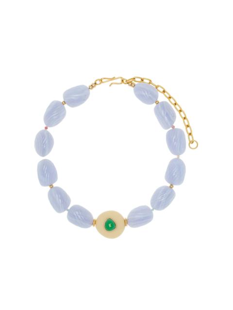 LIZZIE FORTUNATO Andalusia Collar Necklace blue