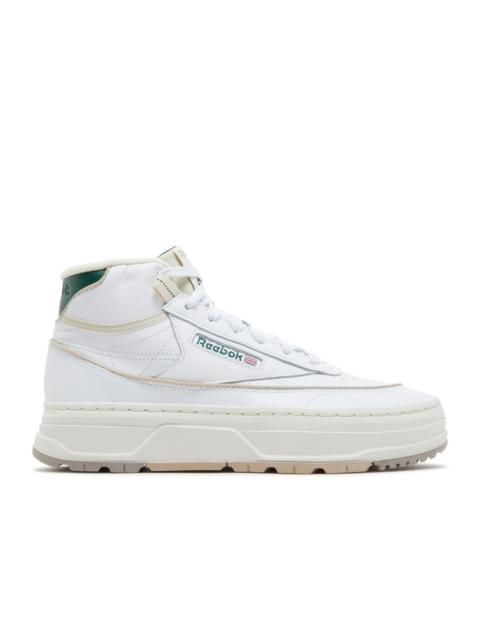 Reebok WMNS CLUB C GEO MID 'WHITE DARK GREEN'